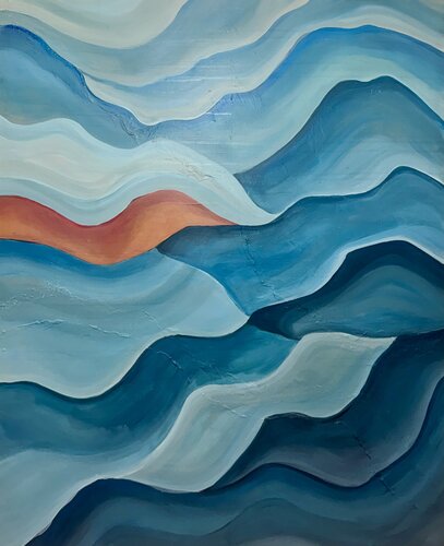 Crossing waters by Irene Haney, Painting for Sale on Singulart