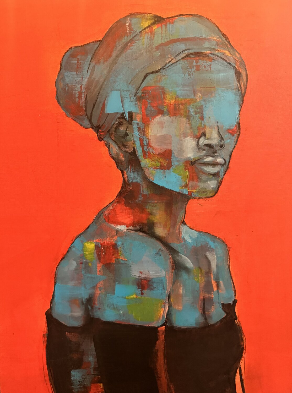 Contour of a woman Irene Haney Originalgemälde zu verkaufen