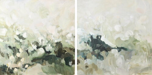 Dawn of Spring (Diptychon) von Rahel Schmid, Malerei kaufen auf Singulart