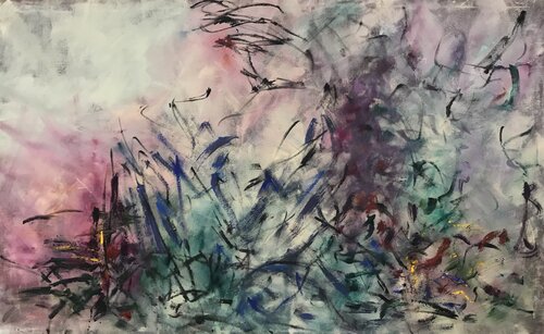 Demon seated van Lena Sholokhova, Schilderij te koop op Singulart