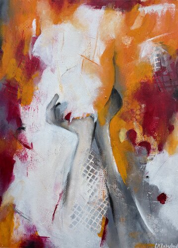 Lost In Thought de Cecile Roberfroid, Pintura a la venta en Singulart