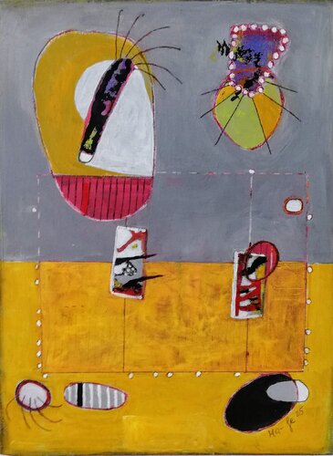 Floating von Evelyn Marschall-Gebhard, Malerei kaufen auf Singulart