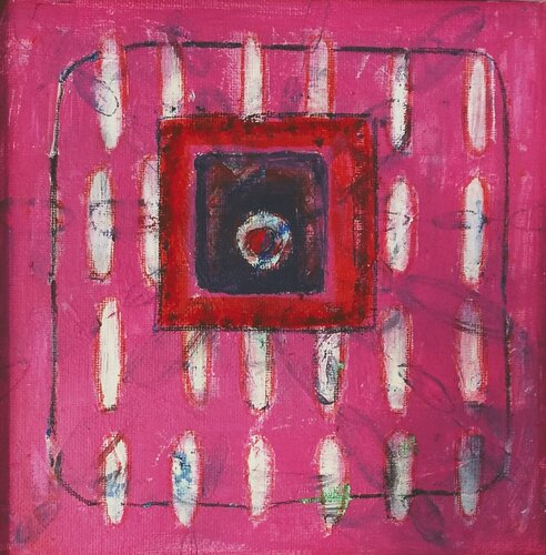 Gathering (2) von Evelyn Marschall-Gebhard, Malerei kaufen auf Singulart