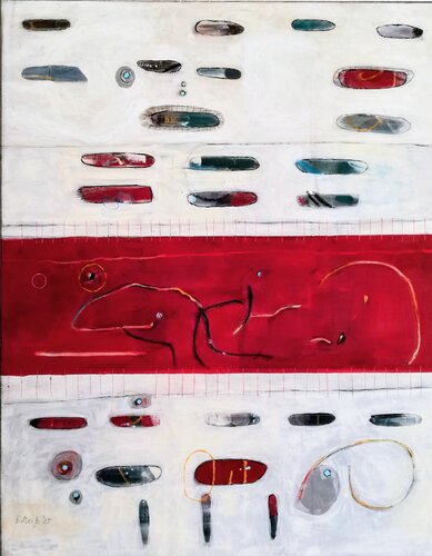 Broken Horizons von Evelyn Marschall-Gebhard, Malerei kaufen auf Singulart