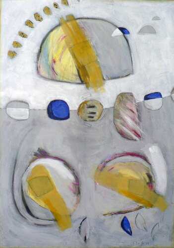 Amusement Park (Lunapark) par Evelyn Marschall-Gebhard, Peinture en vente sur Singulart