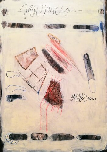 The Language of Fragments (Die Sprache der Fragmente) von Evelyn Marschall-Gebhard, Malerei kaufen auf Singulart