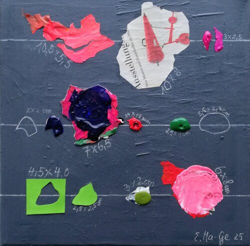 Measurement without results von Evelyn Marschall-Gebhard, Malerei kaufen auf Singulart