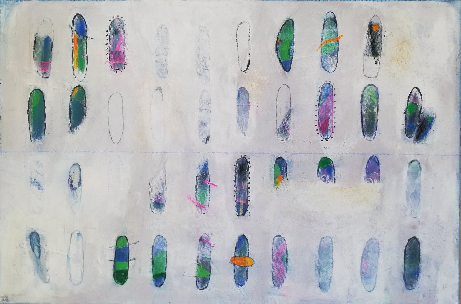 Colour cells Evelyn Marschall-Gebhard