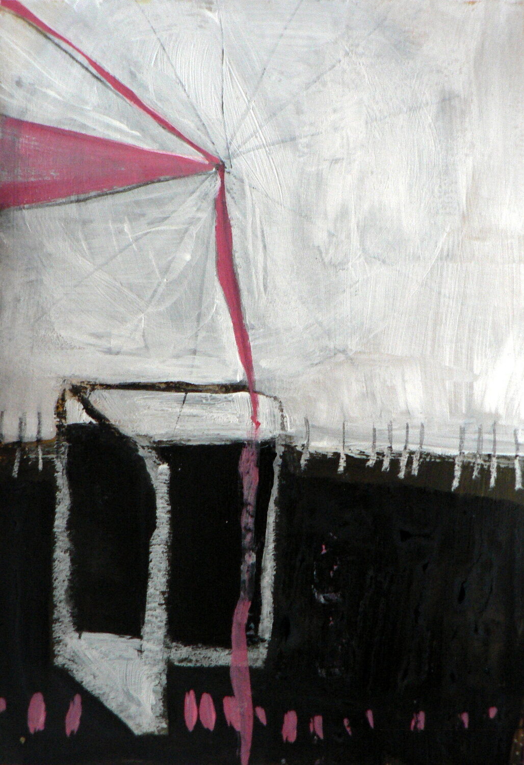 Notationen am Rand III (Strahl) Evelyn Marschall-Gebhard