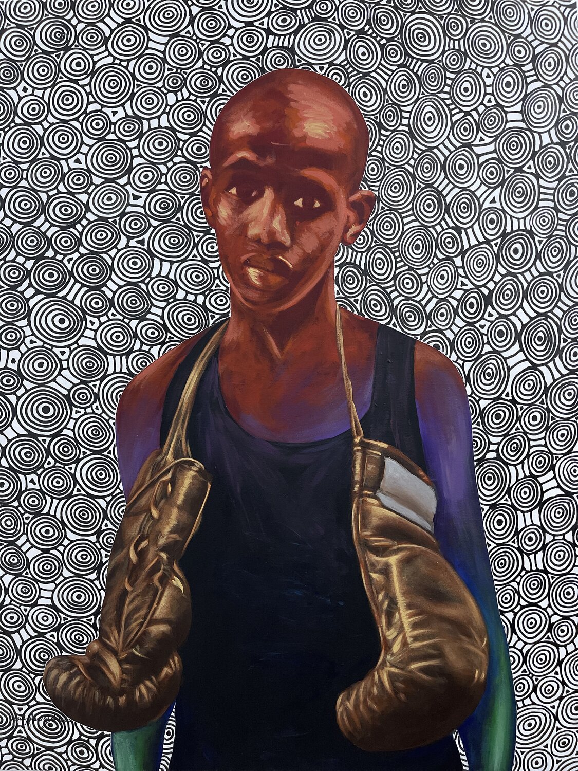 Day one Jesutofunmi Ogidan Origineel schilderij te koop