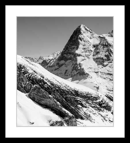 Die Eiger-Nordwand (Wooden frame under MUSEUM GLASS) von Misty Ridge Studio, Fotografie kaufen auf Singulart