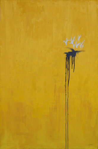 UMORE GIALLO von claudio del signore, Malerei kaufen auf Singulart