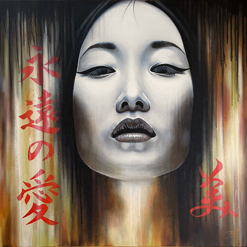 Geisha 2 by Jürgen Stenger (BOMMIArt), Painting for Sale on Singulart