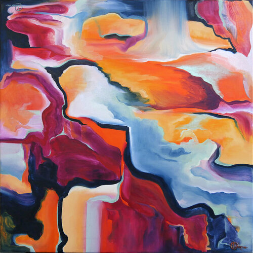 Lumière d'automne von Cécile Luherne, Malerei kaufen auf Singulart