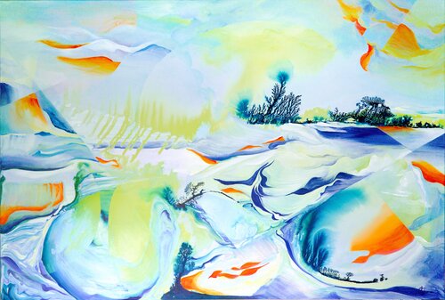 L'estran van Cécile Luherne, Schilderij te koop op Singulart