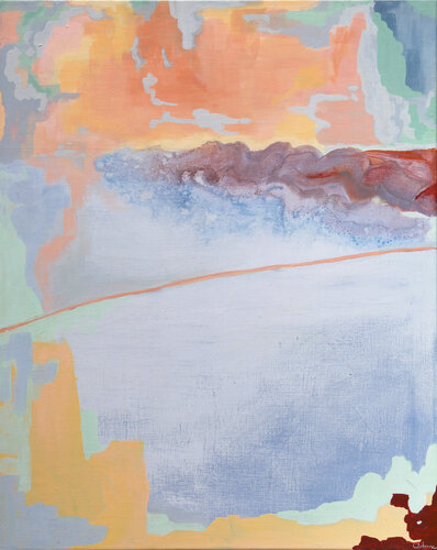 Baiser paysage van Cécile Luherne, Schilderij te koop op Singulart
