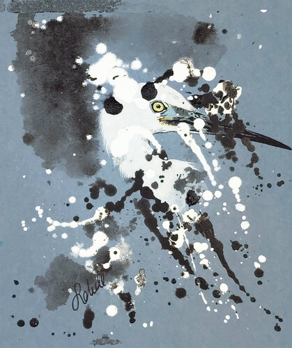 Schneegestöber van Susanne Sokoll, Schilderij te koop op Singulart