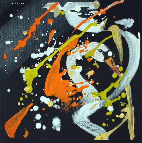 Spieglein Spieglein auf dem See van Susanne Sokoll, Schilderij te koop op Singulart