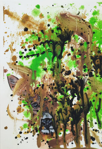 Aufgescheucht van Susanne Sokoll, Schilderij te koop op Singulart