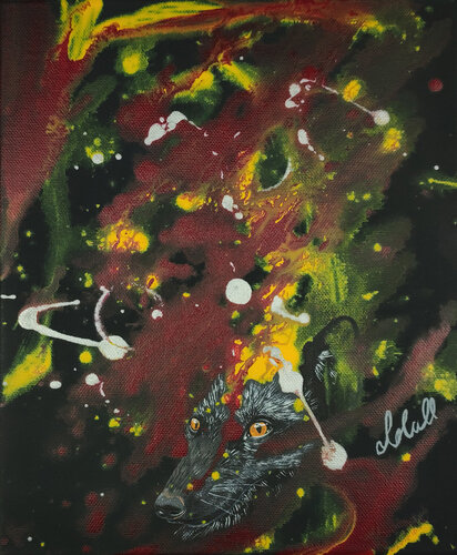 Blick durchs Herbstlaub by Susanne Sokoll, Painting for Sale on Singulart