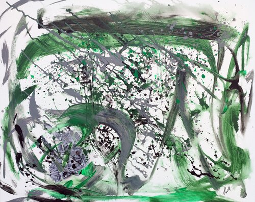 Faltenreich van Susanne Sokoll, Schilderij te koop op Singulart
