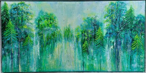 Waldspaziergang von Marina Burgenmeister, Malerei kaufen auf Singulart