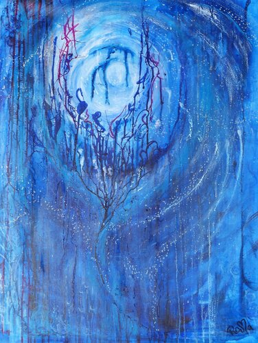 Entstehung von Marina Burgenmeister, Malerei kaufen auf Singulart