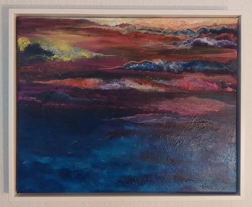 Wolken der Unendlichkeit mit Bergkristall Marina Burgenmeister