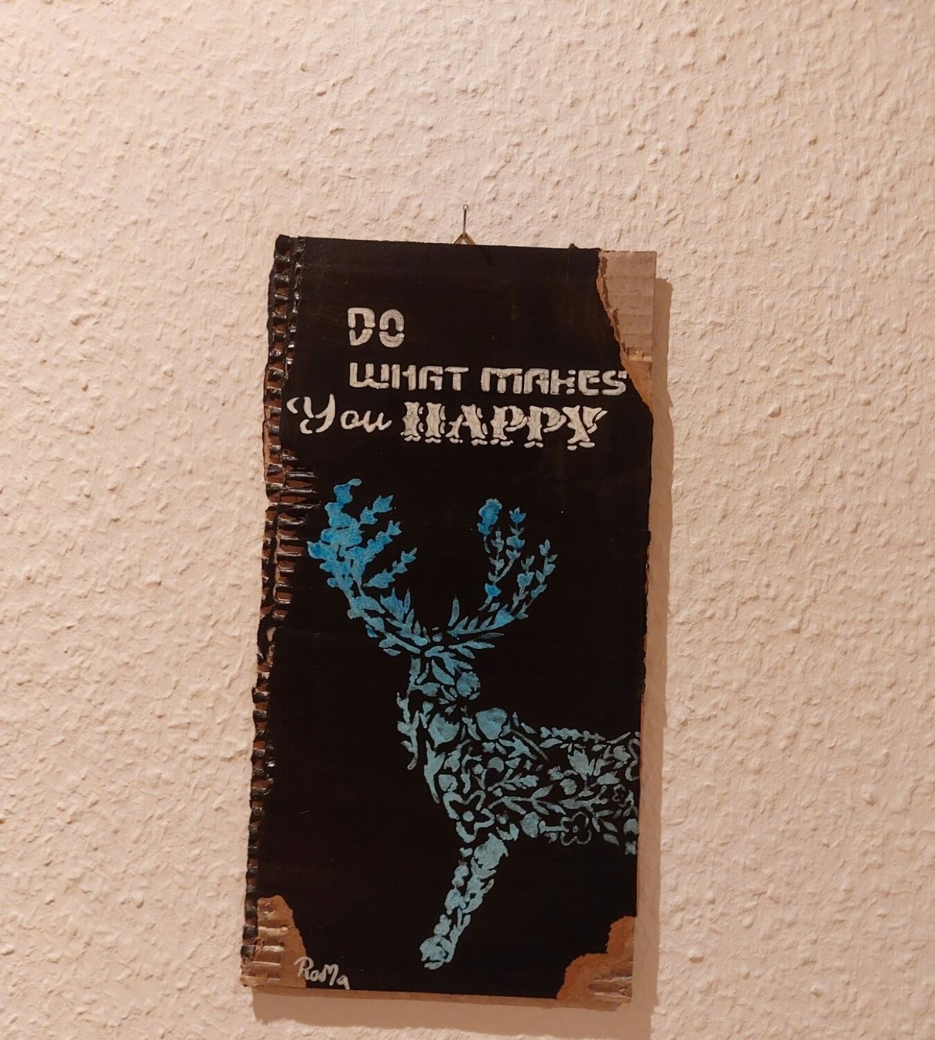 Do what makes you happy Marina Burgenmeister Originalgemälde zu verkaufen