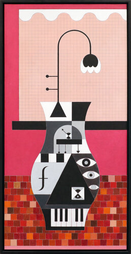 Flower in a Vase, Fuchsiau von Hera Kim, Malerei kaufen auf Singulart