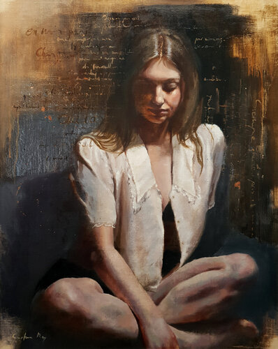 Pensamientos ocultos di Carmen Rey Berrocal, Pittura in vendita su Singulart