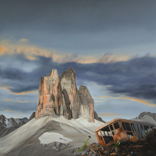 Januar 2048 II par Ulrike Hüppeler, Peinture en vente sur Singulart
