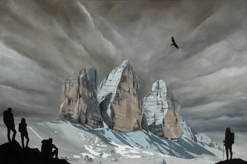 Wettersturz par Ulrike Hüppeler, Peinture en vente sur Singulart