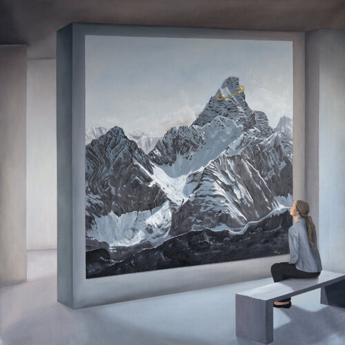 Ist er noch da? par Ulrike Hüppeler, Peinture en vente sur Singulart