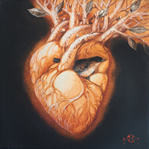 The heart that know to sing von Naty Pop, Malerei kaufen auf Singulart