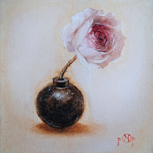 Stillness Before Ruin by Naty Pop, Painting for Sale on Singulart