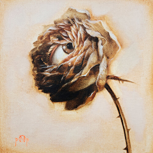 The Watchful Bloom de Naty Pop, Pintura a la venta en Singulart