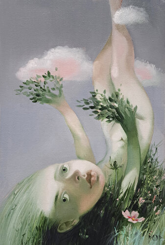 Rewilding van Naty Pop, Schilderij te koop op Singulart