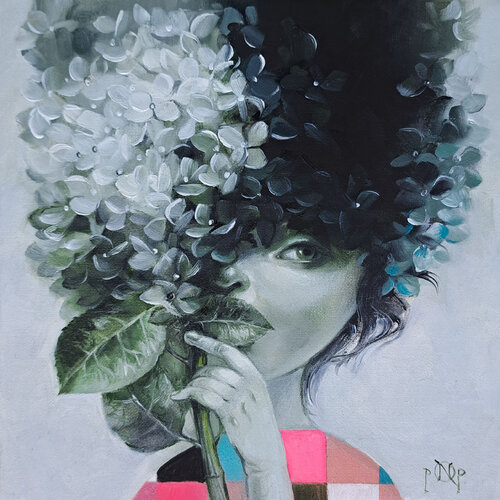 Blooming Silence de Naty Pop, Pintura a la venta en Singulart
