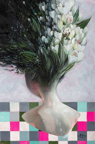 Petals Under Control de Naty Pop, Pintura a la venta en Singulart