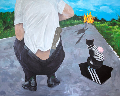 Last sight of the village von Li Xiang long, Malerei kaufen auf Singulart