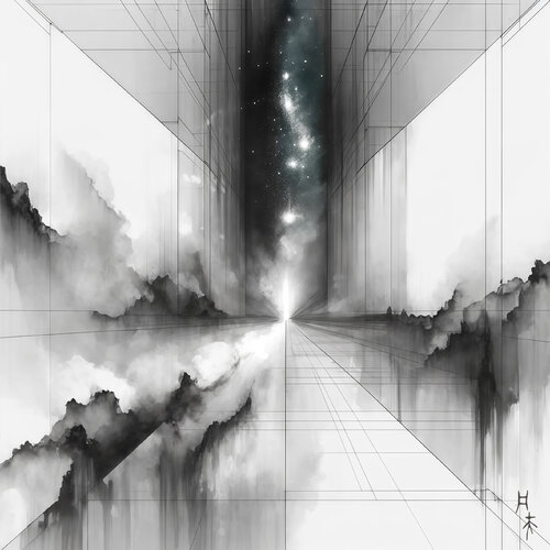 Ink Speaks in Silence X di Ziqi Yu, Digitale in vendita su Singulart