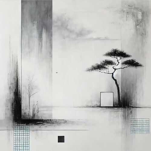 Into the Depths of the Void IX van Ziqi Yu, Digitaal te koop op Singulart