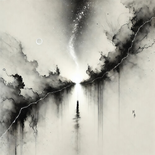 Ink Speaks in Silence V di Ziqi Yu, Digitale in vendita su Singulart