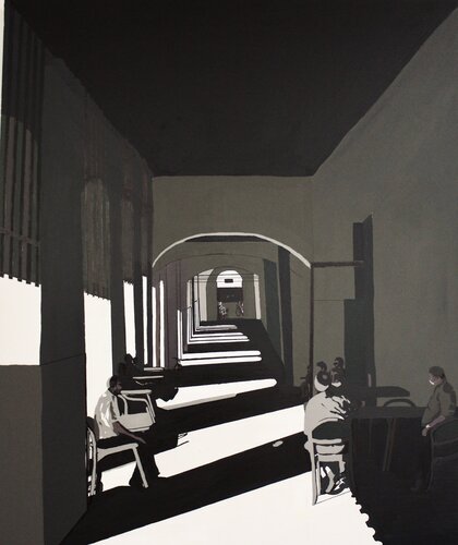 Schatten der Sonne-Stimmen der Stadt by Marie Konzelmann, Painting for Sale on Singulart