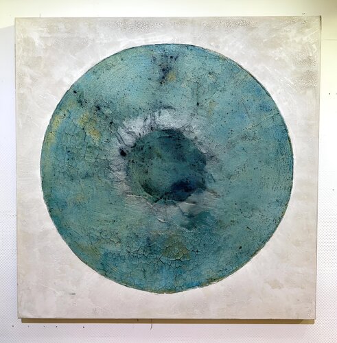 Klimabild#128 de Bernd Caspar Dietrich, Pintura a la venta en Singulart