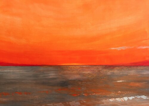 Fine giornata di Sonja Kalmanfi, Pittura in vendita su Singulart