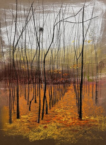 Labyrinth in me van Sonja Kalmanfi, Schilderij te koop op Singulart