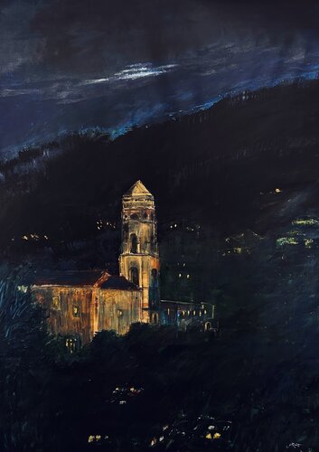 Convento Francescano - Cilento di Sonja Kalmanfi, Pittura in vendita su Singulart