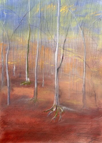 Bosco incantato di Sonja Kalmanfi, Pittura in vendita su Singulart